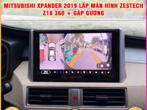 Mitsubishi Xpander 2019 gắn màn hình Zestech Z18 360 + Gập gương Thanh Bình Auto