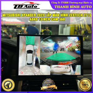 Mitsubishi Xpander 2023 lên màn hình Zestech ZT13 ADAS 13inch 2K Cam 360