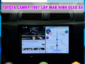 Toyota Camry 1997 lên màn hình Oled X4 Thanh Bình Auto