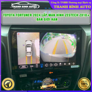 Toyota Fortuner 2024 lên màn hình Zestech ZX10+ Bản Giới Hạn