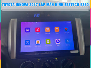 Toyota Innova 2017 gắn màn hình Zestech E360 Thanh Bình Auto