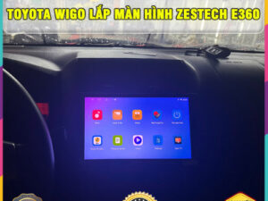 Toyota Wigo gắn màn hình Zestech E360 TB Auto