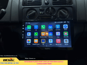 Mitsubishi Pajero Sport 2000 lên màn hình Oled A5 + Camera hành trình Thanh Bình Auto