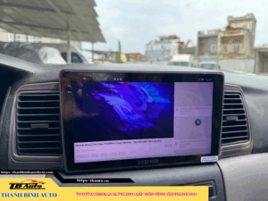 Toyota Corolla Altis 2001 gắn màn hình Zestech E360 Thanh Bình Auto
