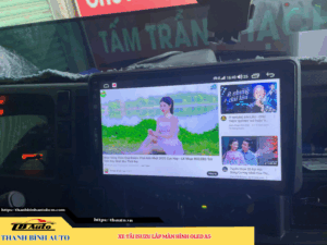 Xe Tải Isuzu gắn màn hình Oled A5 Thanh Bình Auto