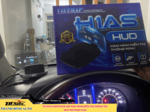 Toyota Fortuner gắn màn hình hiển thị thông tin HUD Vietmap H1AS Thanh Bình Auto