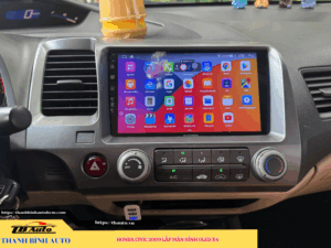 Honda Civic 2009 lên màn hình Oled X4 2 Honda Civic 2009 lên màn hình Oled X4 Thanh Bình Auto