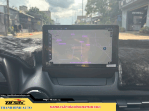 Mazda 2 lắp màn hình Zestech E360 Thanh Bình Auto