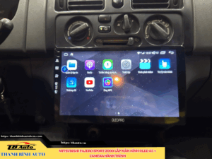Mitsubishi Pajero Sport 2000 lên màn hình Oled A5 + Camera hành trình Thanh Bình Auto