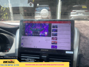 Toyota Vios 2015 lên màn hình Zestech Z18 360 Thanh Bình Auto