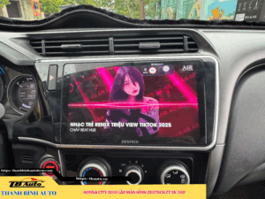 Honda City 2019 lắp màn hình Zestech ZT 2K 360 Thanh Bình Auto