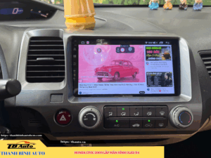 Honda Civic 2009 lên màn hình Oled X4 3 Honda Civic 2009 lên màn hình Oled X4 Thanh Bình Auto