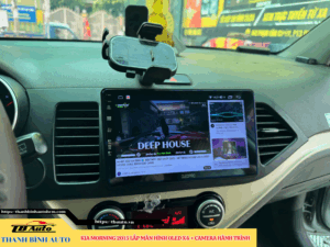 Kia Morning 2015 lên màn hình Oled X4 + Camera hành trình Thanh Bình Auto