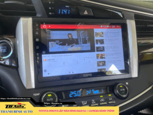 Toyota Innova lắp màn hình Oled A5 + Camera hành trình 2 Toyota Innova lắp màn hình Oled A5 + Camera hành trình Thanh Bình Auto