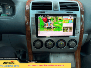 Kia Carnival 2008 lên màn hình Zestech Z18 Thanh Bình Auto