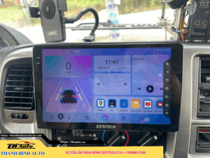 Xe tải lắp màn hình Zestech Z18 + Combo Cam Thanh Bình Auto