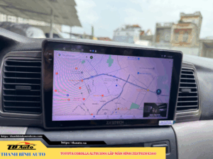 Toyota Corolla Altis 2001 gắn màn hình Zestech E360 Thanh Bình Auto