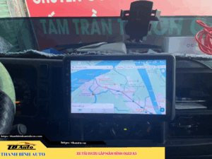 Xe Tải Isuzu gắn màn hình Oled A5 Thanh Bình Auto