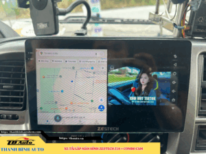 Xe tải lắp màn hình Zestech Z18 + Combo Cam Thanh Bình Auto