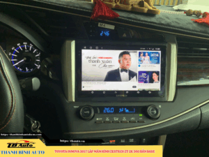 Toyota Innova 2017 gắn màn hình Zestech ZT 2K 360 Bản Base Thanh Bình Auto