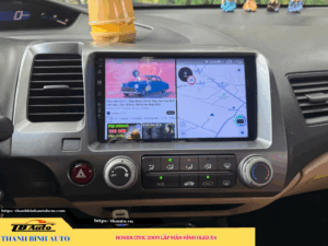 Honda Civic 2009 lên màn hình Oled X4 5 Honda Civic 2009 lên màn hình Oled X4 Thanh Bình Auto