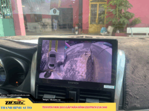 Toyota Vios 2015 lên màn hình Zestech Z18 360 Thanh Bình Auto