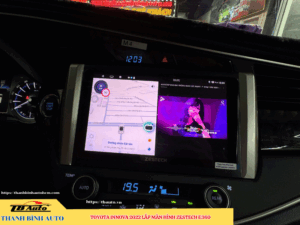 Toyota Innova 2022 gắn màn hình Zestech E360 Thanh Bình Auto