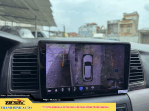 Toyota Corolla Altis 2001 gắn màn hình Zestech E360 Thanh Bình Auto