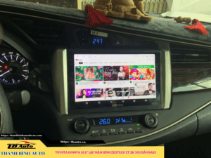 Toyota Innova 2017 gắn màn hình Zestech ZT 2K 360 Bản Base Thanh Bình Auto
