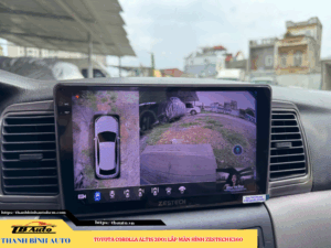 Toyota Corolla Altis 2001 gắn màn hình Zestech E360 Thanh Bình Auto