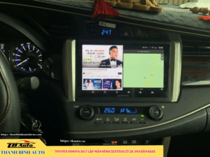 Toyota Innova 2017 gắn màn hình Zestech ZT 2K 360 Bản Base Thanh Bình Auto