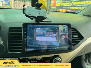 Kia Morning 2015 lên màn hình Oled X4 + Camera hành trình Thanh Bình Auto