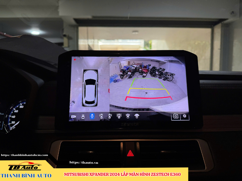 Mitsubishi Xpander 2024 gắn màn hình Zestech E360 Thanh Bình Auto