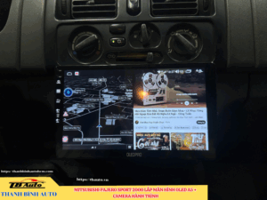 Mitsubishi Pajero Sport 2000 lên màn hình Oled A5 + Camera hành trình Thanh Bình Auto