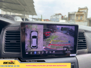 Toyota Corolla Altis 2001 gắn màn hình Zestech E360 Thanh Bình Auto
