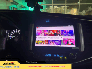 Toyota Innova gắn màn hình Zestech E360 1 Toyota Innova gắn màn hình Zestech E360 Thanh Bình Auto