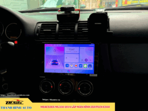 Mercedes ML350 2014 lên màn hình Zestech E360 Thanh Bình Auto