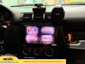 Mercedes ML350 2014 lên màn hình Zestech E360 Thanh Bình Auto