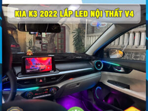 Kia K3 2022 lắp Led nội thất V4 Thanh Bình Auto