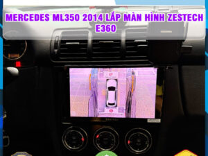 Mercedes ML350 2014 lên màn hình Zestech E360 Thanh Bình Auto