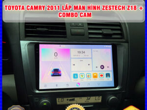 Toyota Camry 2011 lên màn hình Zestech Z18 + Combo Cam Thanh Bình Auto