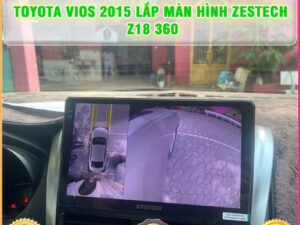 Toyota Vios 2015 lên màn hình Zestech Z18 360 Thanh Bình Auto