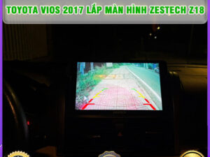 Toyota Vios 2017 gắn màn hình Zestech Z18 Thanh Bình Auto