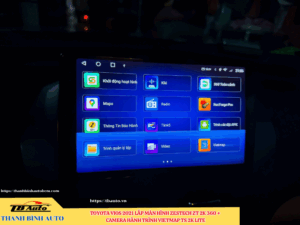Toyota Vios 2021 lên màn hình Zestech ZT 2K 360 + Camera hành trình VietMap TS 2K Lite Thanh Bình Auto