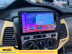 Toyota Innova 2011 gắn màn hình Oled X4S Cam 360 Thanh Bình Auto