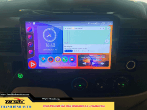 Ford Transit lắp màn hình Oled A5 + Combo Cam 2 Ford Transit lắp màn hình Oled A5 + Combo Cam Thanh Bình Auto
