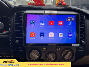 Ford Everest 2009 gắn màn hình Zestech E360 Thanh Bình Auto