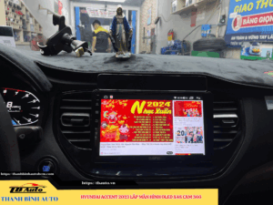 Hyundai Accent 2023 lên màn hình Oled X4S Cam 360 2 Hyundai Accent 2023 lên màn hình Oled X4S Cam 360 Thanh Bình Auto