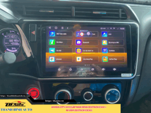 Honda City 2019 lắp màn hình Zestech E360 + Bi gầm Zestech GX301 Thanh Bình Auto