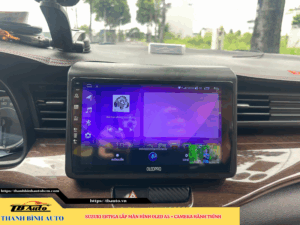 Suzuki Ertiga lên màn hình Oled A5 + Camera hành trình 2 Suzuki Ertiga lên màn hình Oled A5 + Camera hành trình Thanh Bình Auto